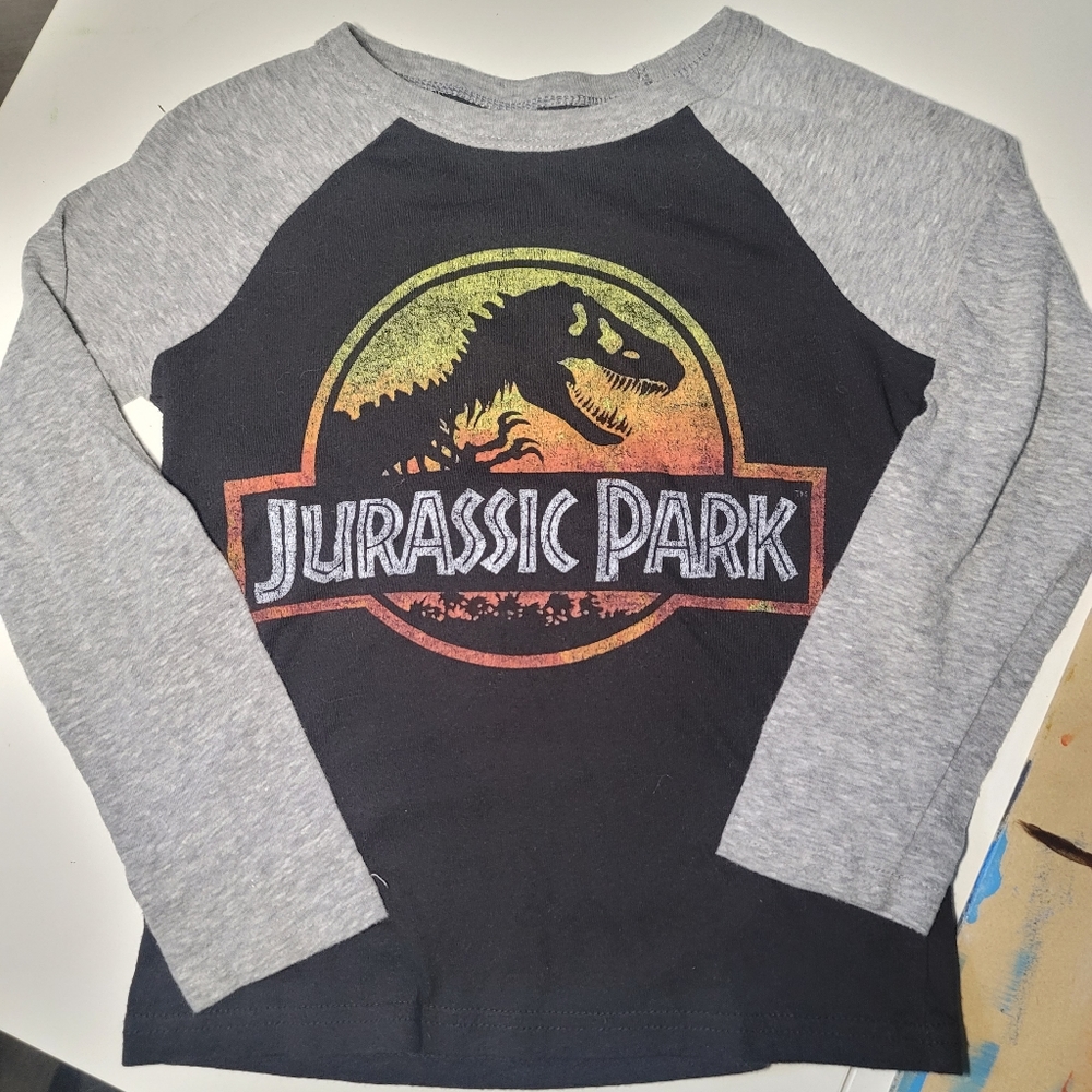 Jurassic Park Kids Long Sleeve Size 4
